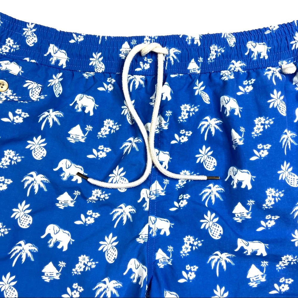 Vintage POLO RALPH LAUREN Elephant Swim Trunks L - Picture 7 of 7